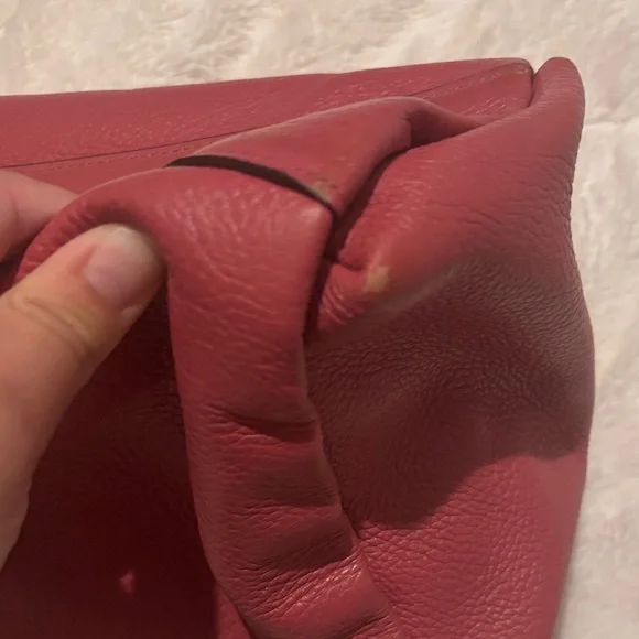 COACH 28966 Vintage Pink Pebbled Leather MIA Shoulder Satchel Hand Hobo Purse - Picture 6 of 13